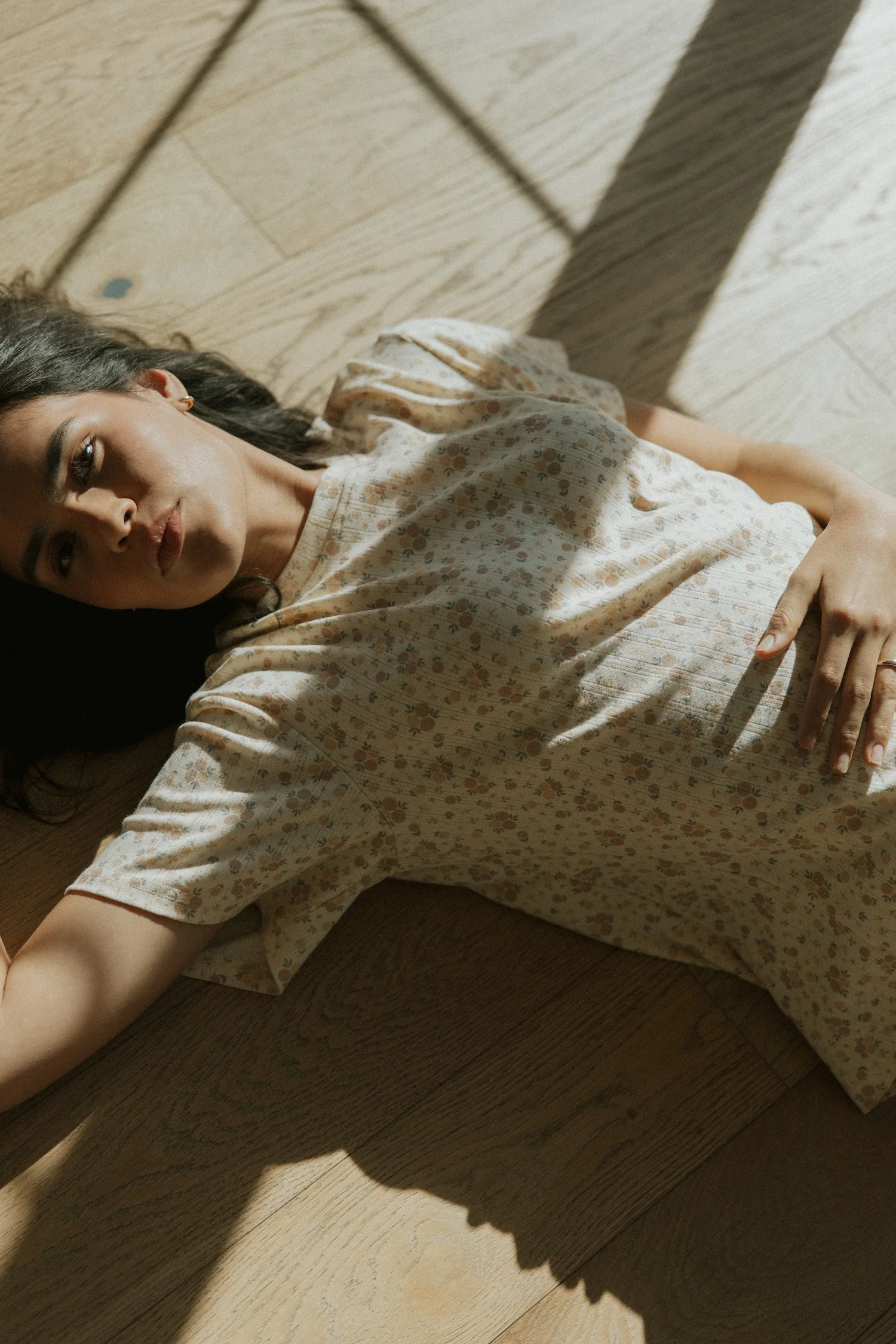 Juliet Top in Marigold | Floral Oversized T-Shirt - Image 4