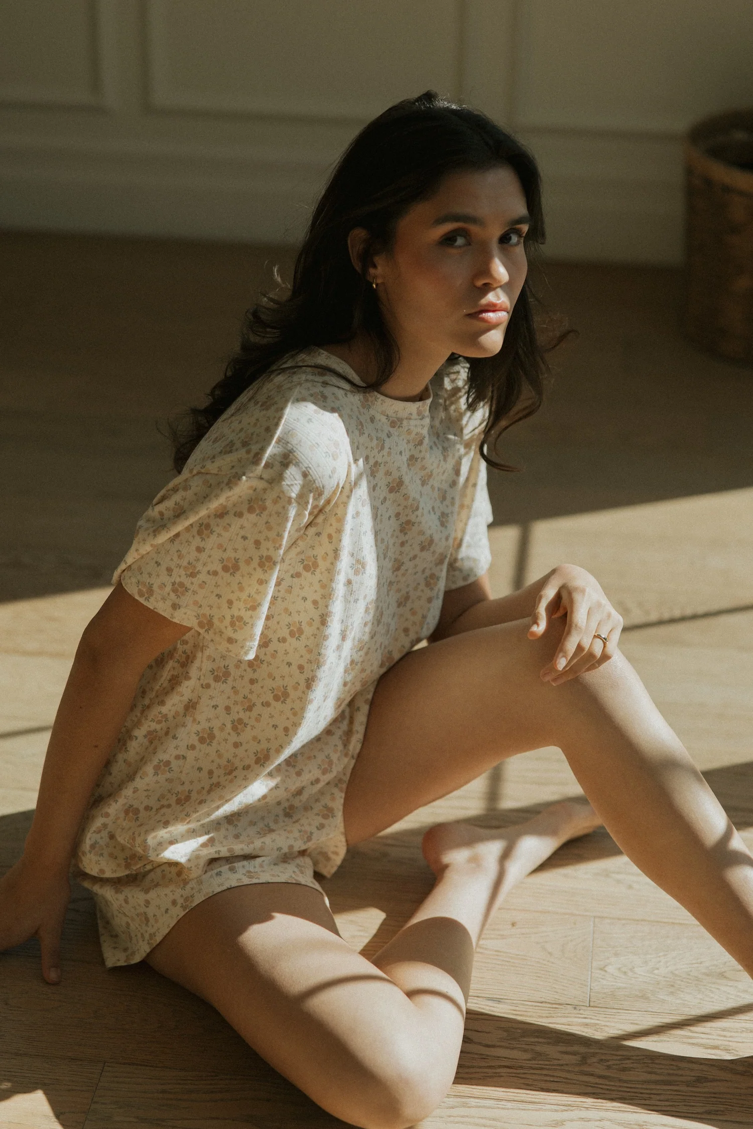 Juliet Top in Marigold | Floral Oversized T-Shirt - Image 5