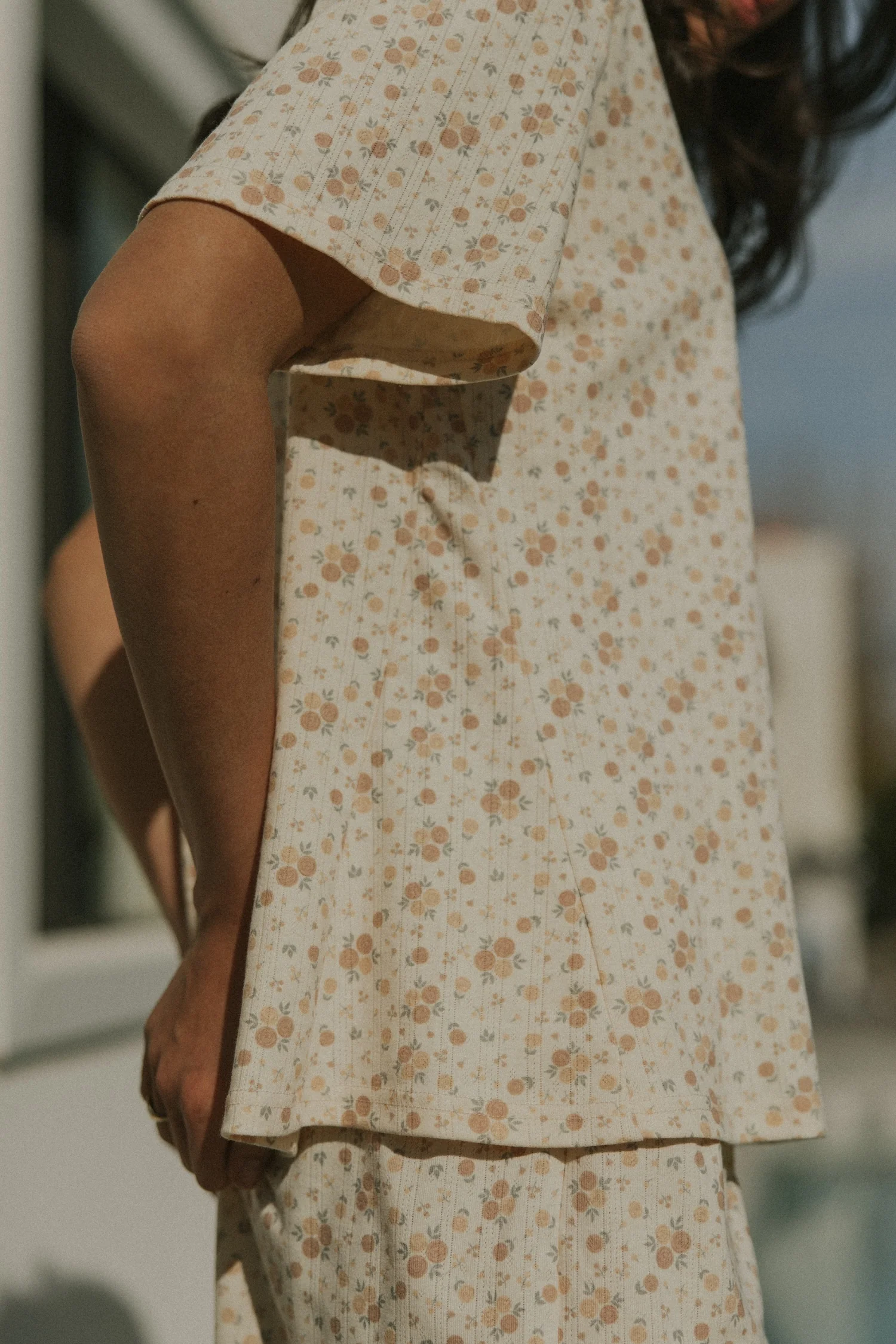 Juliet Top in Marigold | Floral Oversized T-Shirt - Image 6