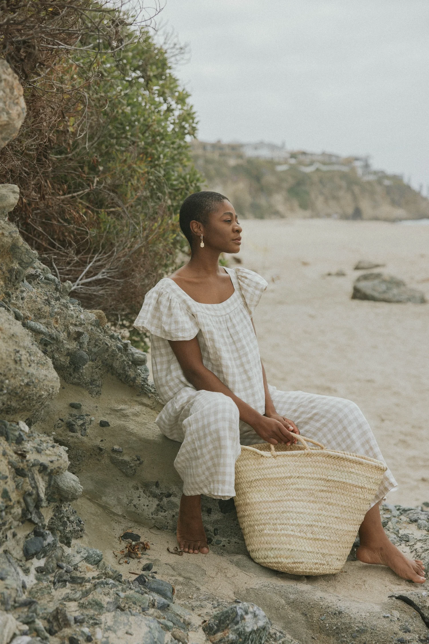 Meadow Top in Gingham | Flutter Sleeve Top - Image 7
