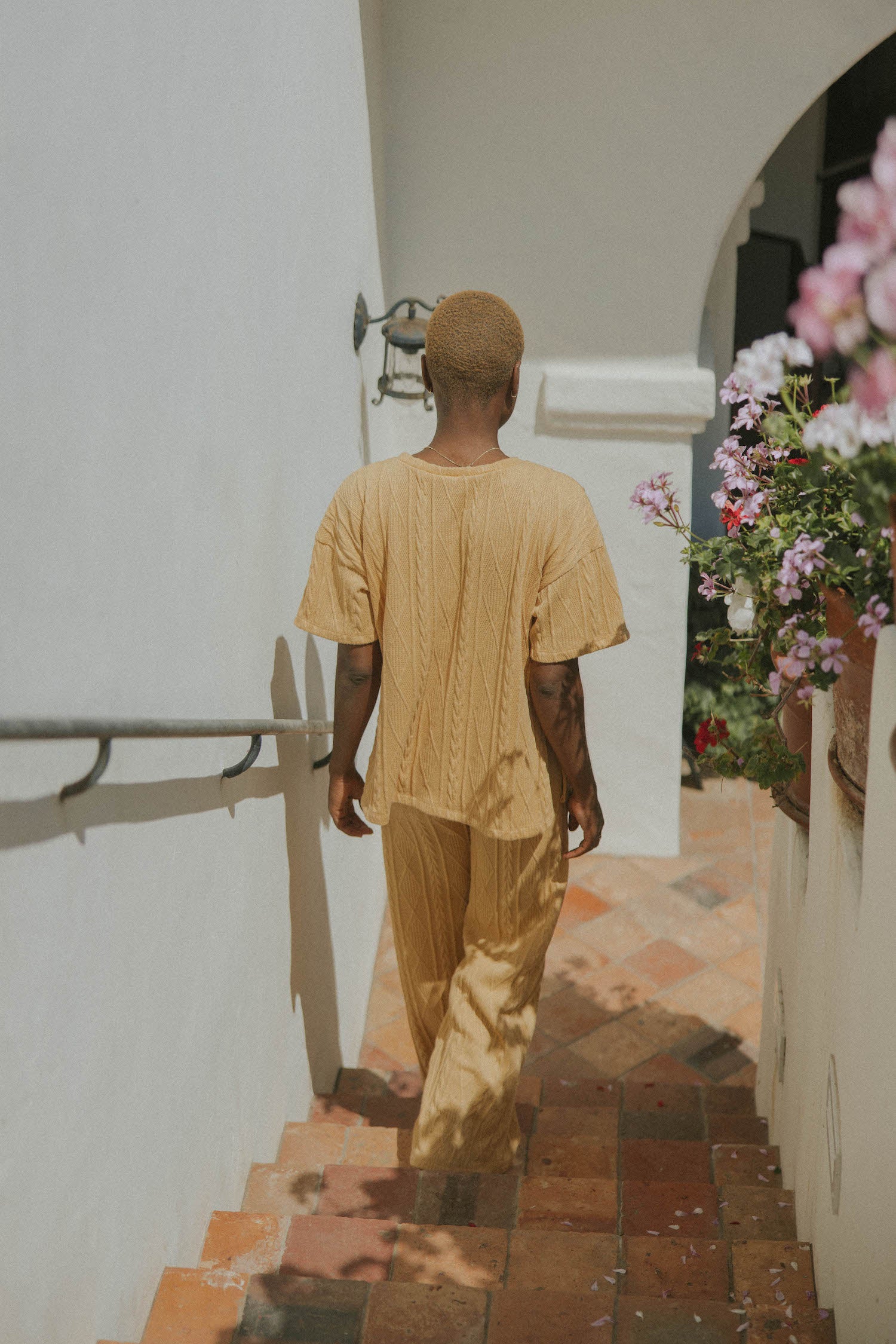 Cielo Cable Knit Pant | Sunshine - Image 4