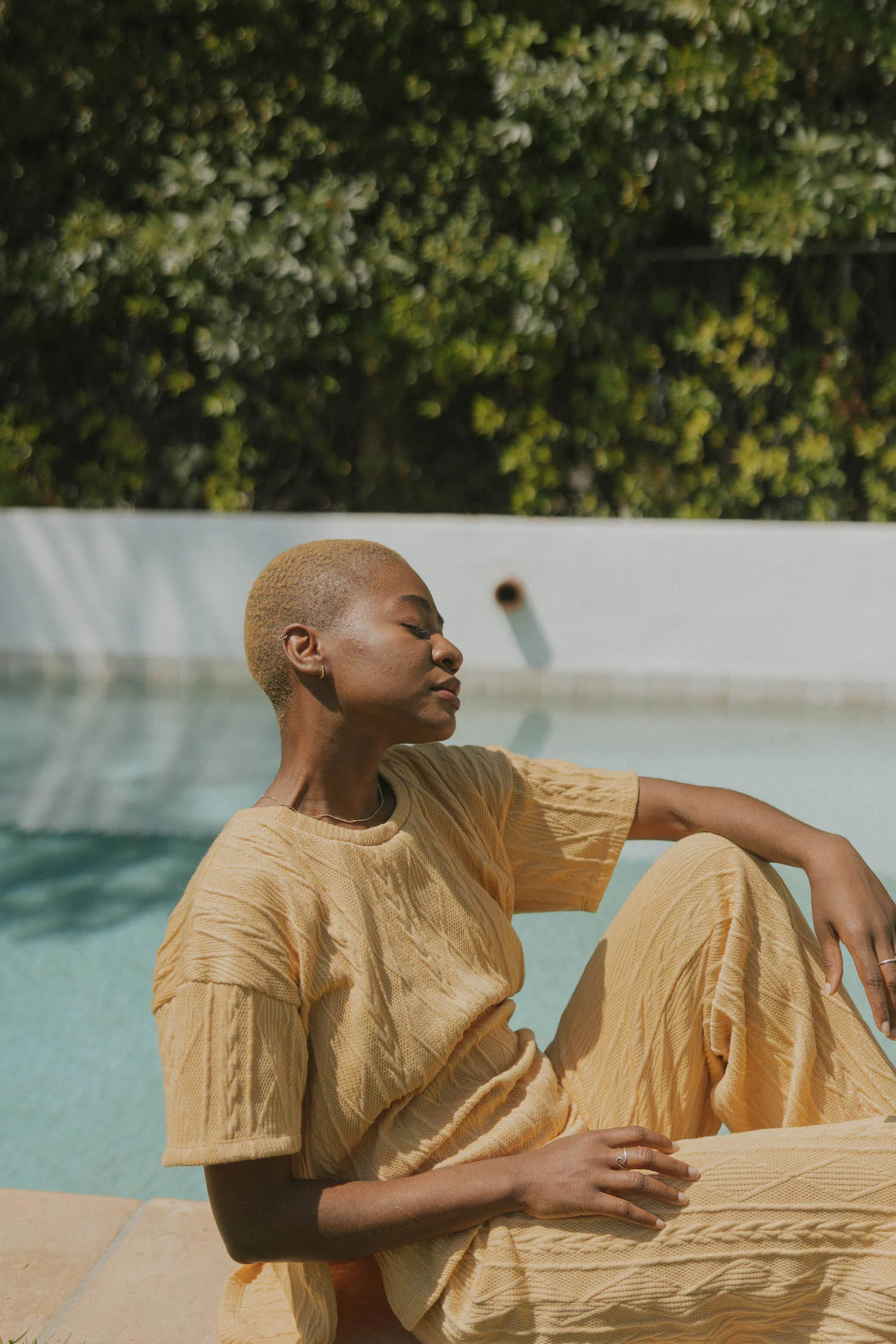 Cielo Cable Knit Pant | Sunshine - Image 7