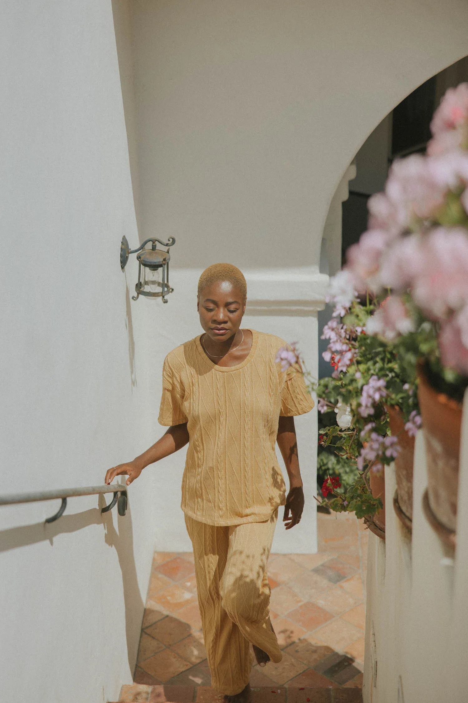 Cielo Cable Knit Short Sleeve | Sunshine - Image 3