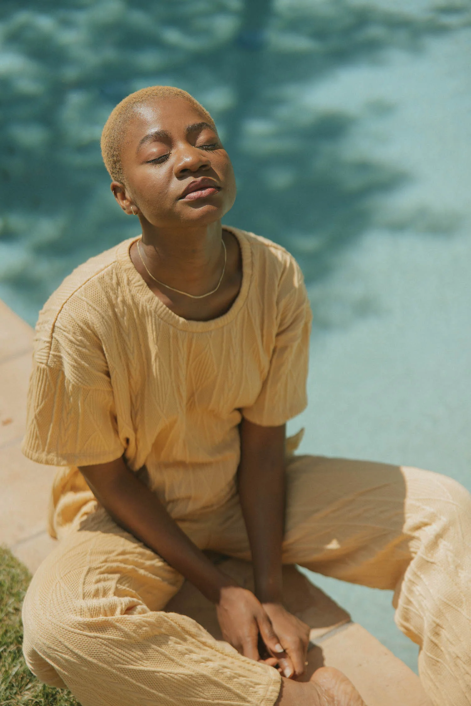 Cielo Cable Knit Short Sleeve | Sunshine - Image 5
