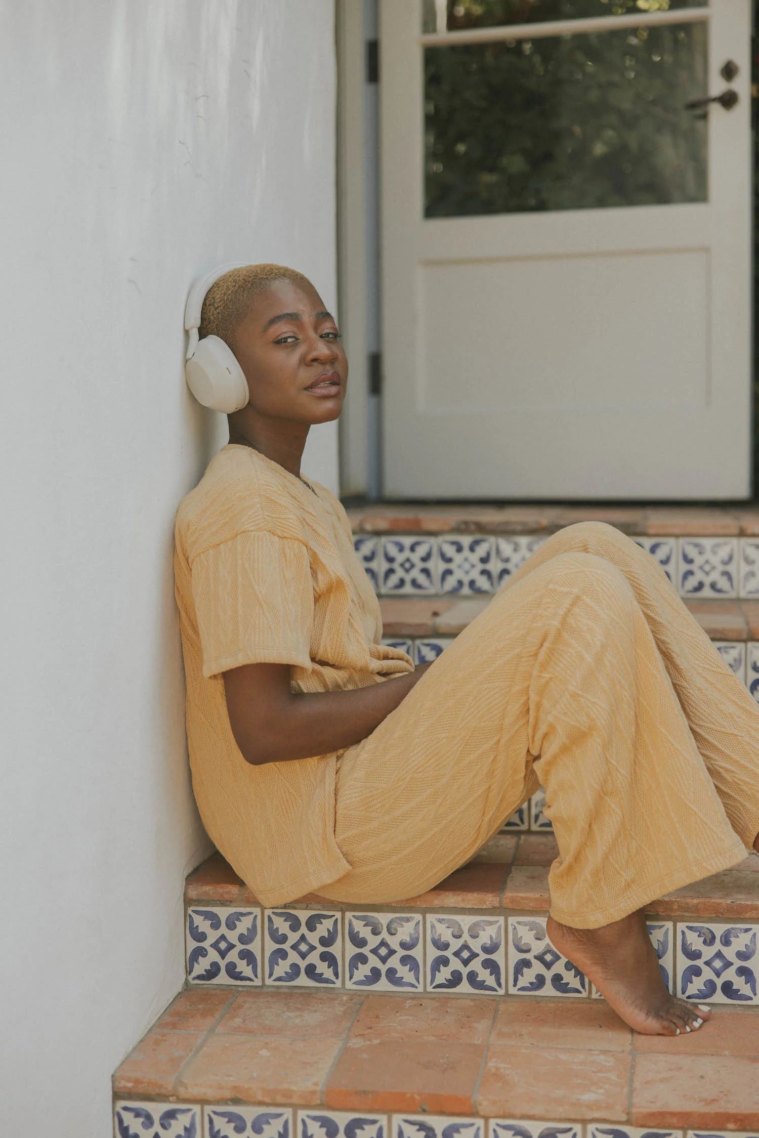 Cielo Cable Knit Short Sleeve | Sunshine - Image 7