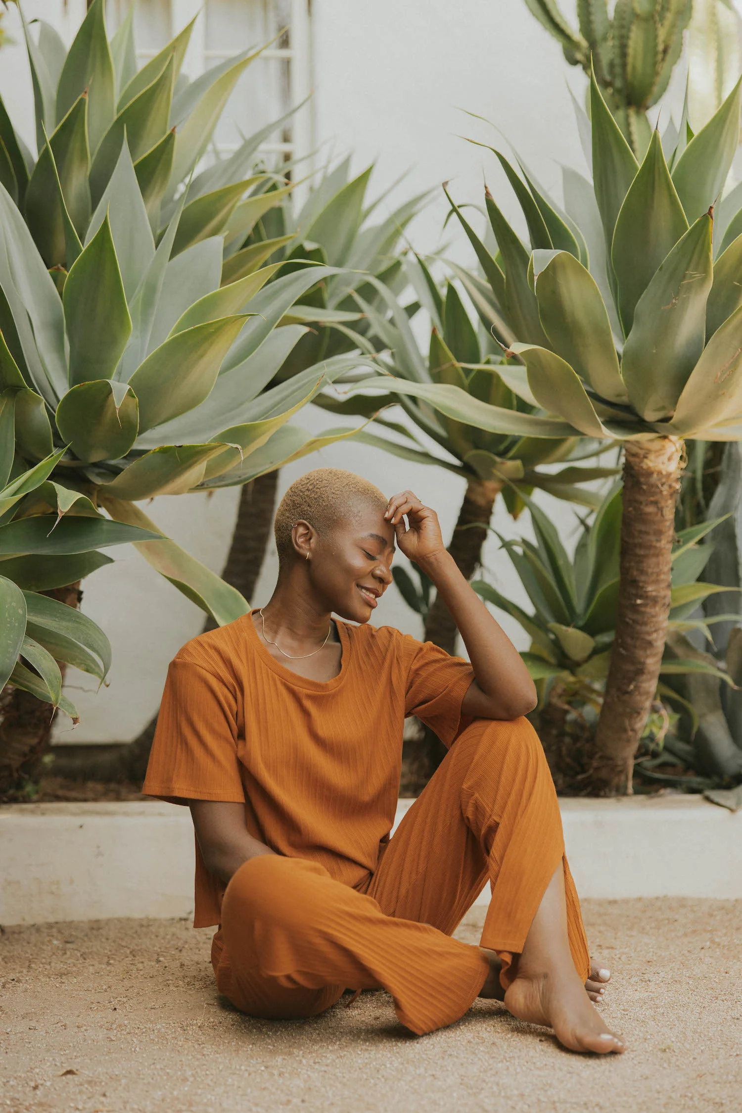 Monterey Pant in Rust | Orange Split Hem Pant - Image 6