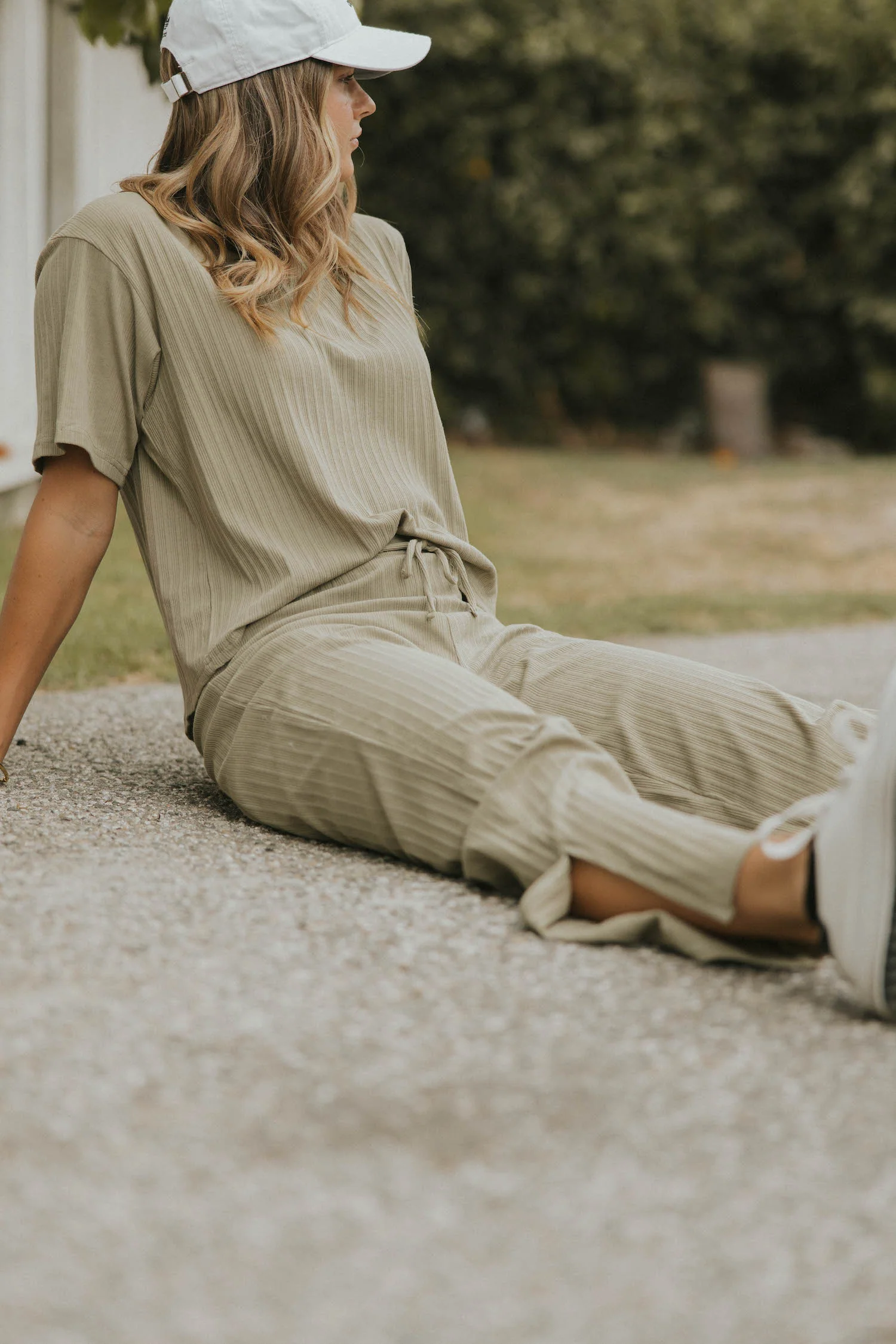 Monterey Top in Sage | Sage Green Ribbed Top Women - Image 3