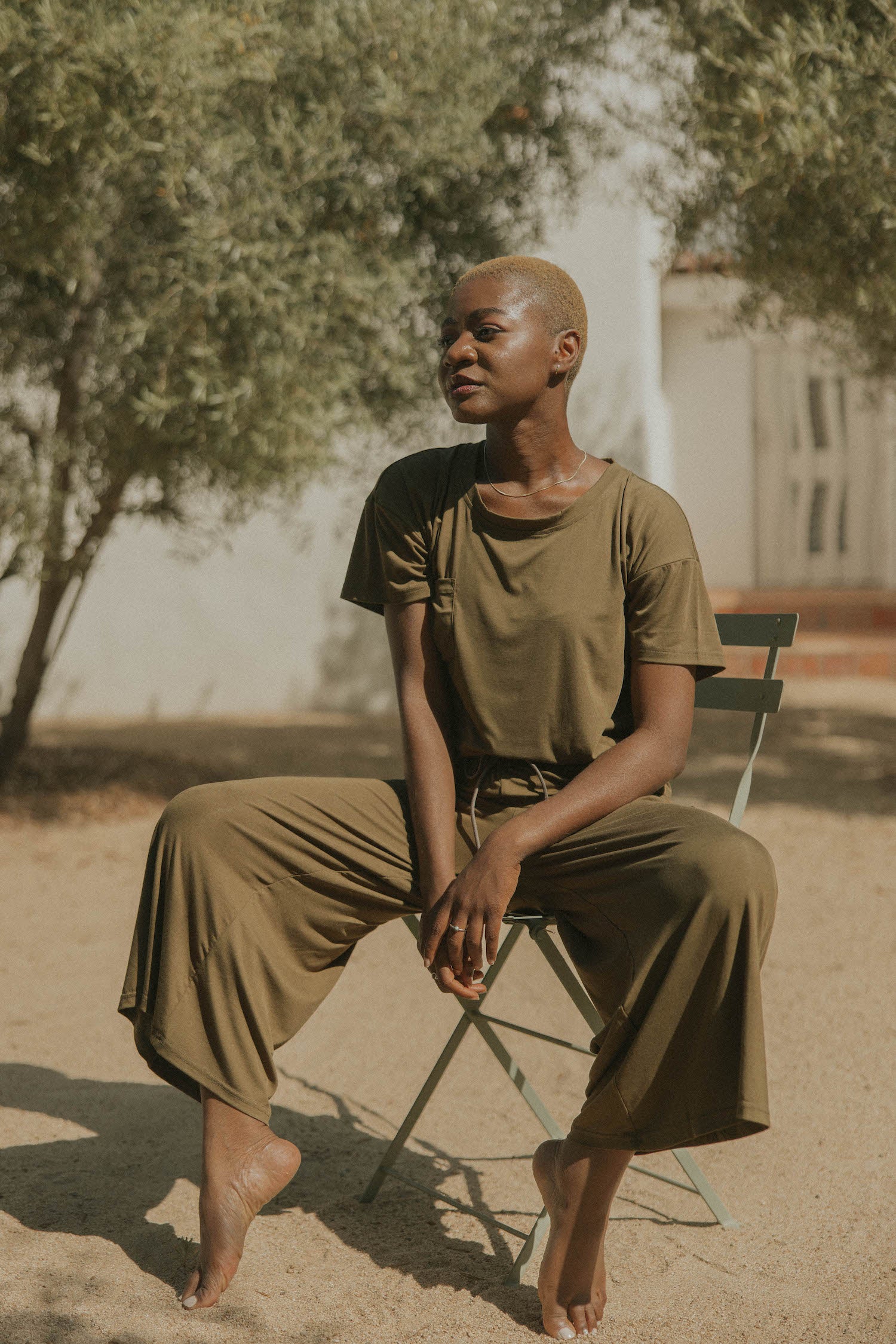 Luna Bamboo Sleep Pant | Olive - Image 5