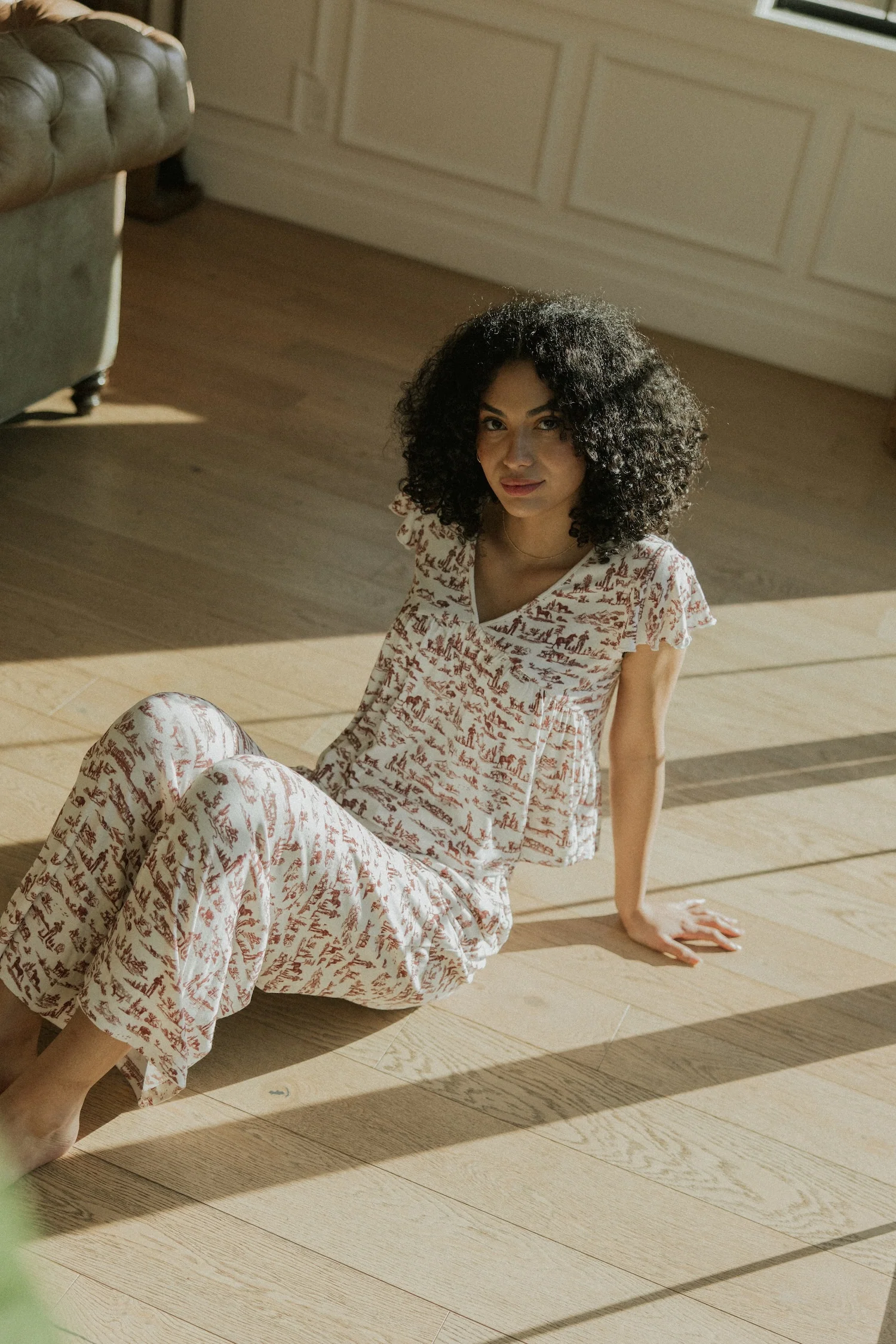 Nellie Pant in Wild West | Western Lounge Pant - Image 5