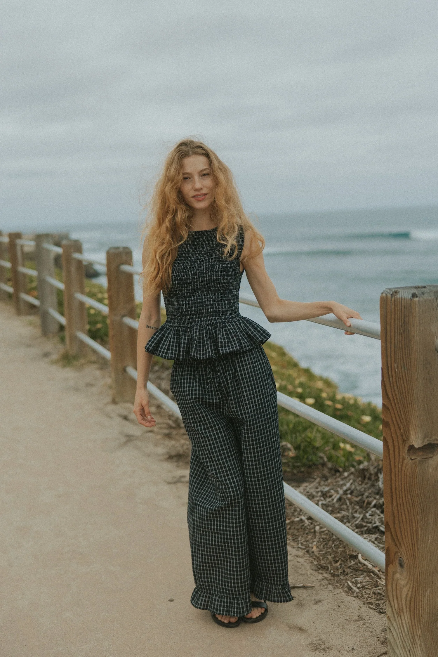 Nova Top in Obsidian | Black Ruffle Top - Image 3